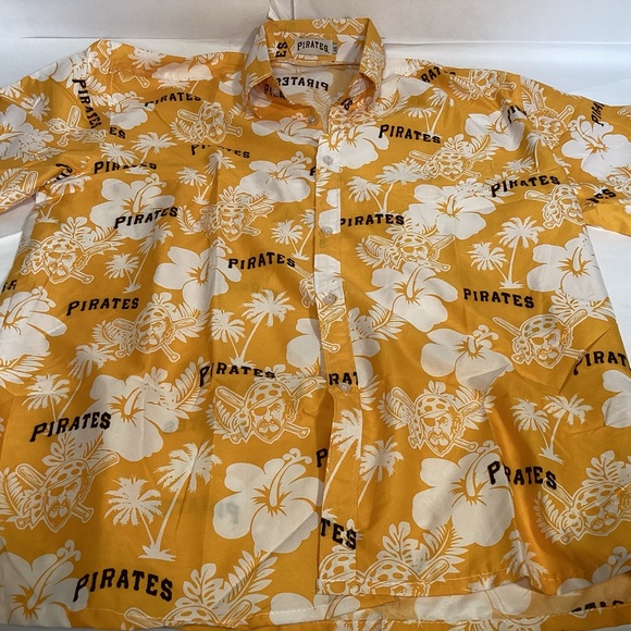 Pittsburgh Pirates Baseball Hawaiian Luau Shirt Men’s size XL - Picture 6 of 8